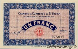 1 Franc FRANCE regionalismo e varie Saint-Dizier 1915 JP.113.06 AU a FDC