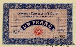1 Franc FRANCE regionalism and various Saint-Dizier 1916 JP.113.12 AU+