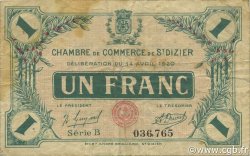 1 Franc FRANCE regionalism and miscellaneous Saint-Dizier 1920 JP.113.19 F