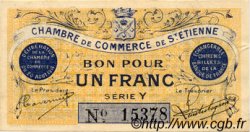 1 Franc FRANCE Regionalismus und verschiedenen Saint-Étienne 1914 JP.114.01 fST to ST