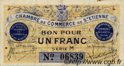 1 Franc FRANCE regionalismo e varie Saint-Étienne 1914 JP.114.01 BB to SPL