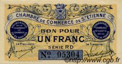 1 Franc FRANCE régionalisme et divers Saint-Étienne 1914 JP.114.04 TTB à SUP