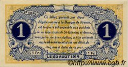 1 Franc FRANCE régionalisme et divers Saint-Étienne 1914 JP.114.04 TTB à SUP