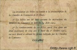 1 Franc FRANCE Regionalismus und verschiedenen Saint-Omer 1914 JP.115.10 S