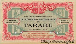 50 Centimes Spécimen FRANCE regionalismo e varie Tarare 1916 JP.119.15 BB to SPL