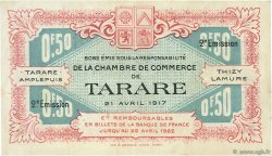 50 Centimes FRANCE Regionalismus und verschiedenen Tarare 1917 JP.119.23 S