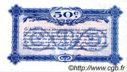 50 Centimes FRANCE regionalismo e varie Tarbes 1917 JP.120.12 BB to SPL