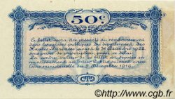 50 Centimes Annulé FRANCE regionalismo e varie Tarbes 1917 JP.120.13 BB to SPL