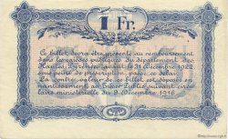 1 Franc FRANCE regionalism and various Tarbes 1917 JP.120.14 AU+