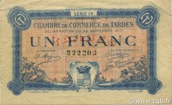 1 Franc FRANCE regionalism and miscellaneous Tarbes 1917 JP.120.18 F