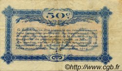 50 Centimes FRANCE regionalismo e varie Tarbes 1919 JP.120.20 MB