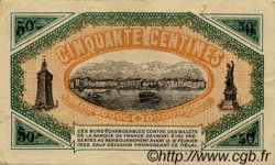 50 Centimes FRANCE regionalism and miscellaneous Toulon 1917 JP.121.10 VF - XF