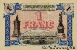 1 Franc FRANCE regionalismo y varios Toulon 1917 JP.121.12 MBC a EBC