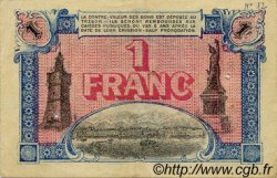 1 Franc FRANCE regionalism and miscellaneous Toulon 1917 JP.121.24 VF - XF