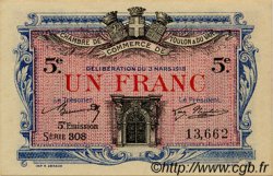 1 Franc FRANCE regionalism and miscellaneous Toulon 1919 JP.121.27 AU+