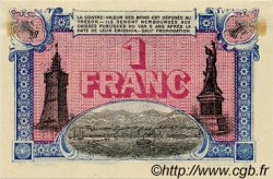 1 Franc FRANCE Regionalismus und verschiedenen Toulon 1919 JP.121.29 SS to VZ