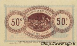 50 Centimes Annulé FRANCE regionalism and various Toulouse 1914 JP.122.09 AU+