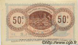 50 Centimes Annulé FRANCE regionalism and miscellaneous Toulouse 1914 JP.122.12 AU+