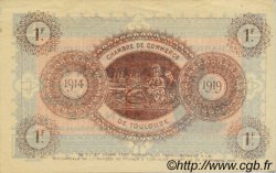 1 Franc Annulé FRANCE regionalism and miscellaneous Toulouse 1914 JP.122.21 VF - XF