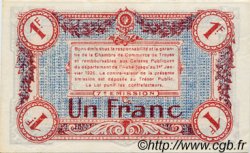 1 Franc FRANCE Regionalismus und verschiedenen Troyes 1918 JP.124.14 SS to VZ