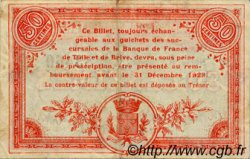 50 Centimes FRANCE regionalismo e varie Tulle 1918 JP.125.01 MB