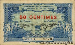 50 Centimes FRANCE regionalismo y varios Valence 1915 JP.127.02 BC