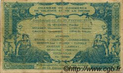 50 Centimes FRANCE regionalismo e varie Valence 1915 JP.127.06 MB