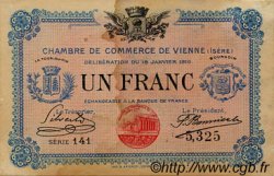 1 Franc FRANCE Regionalismus und verschiedenen Vienne 1916 JP.128.12 SS to VZ