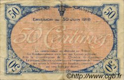 50 Centimes FRANCE regionalismo e varie Villefranche-Sur-Saône 1918 JP.129.07 MB
