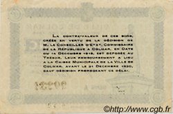 1 Franc FRANCE Regionalismus und verschiedenen Colmar 1918 JP.130.03 SS to VZ