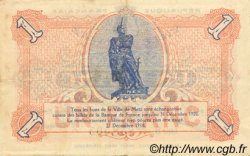 1 Franc FRANCE Regionalismus und verschiedenen Metz 1918 JP.131.04 SS to VZ