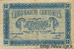 50 Centimes FRANCE regionalismo y varios Mulhouse 1918 JP.132.01 BC
