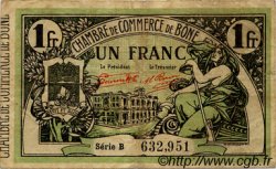 1 Franc FRANCE regionalismo y varios Bône 1921 JP.138.15 BC