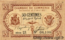 50 Centimes FRANCE regionalismo e varie Bougie, Sétif 1915 JP.139.01 BB to SPL