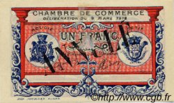1 Franc Annulé FRANCE regionalismo y varios Bougie, Sétif 1918 JP.139.07 MBC a EBC