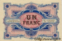 1 Franc Annulé FRANCE regionalismo e varie Constantine 1916 JP.140.11 BB to SPL
