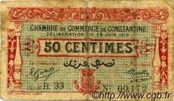 50 Centimes FRANCE regionalismo e varie Constantine 1919 JP.140.19 MB