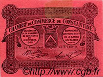 10 Centimes FRANCE regionalism and miscellaneous Constantine 1915 JP.140.47 AU+