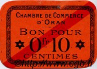 10 Centimes FRANCE regionalismo e varie Oran 1916 JP.141.49 BB to SPL