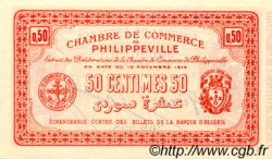 50 Centimes FRANCE regionalismo e varie Philippeville 1914 JP.142.03 AU a FDC