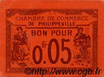 5 Centimes FRANCE regionalism and various Philippeville 1915 JP.142.12 VF - XF
