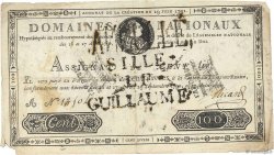 100 Livres Annulé FRANCE  1791 Ass.15b
