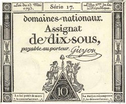 10 Sous FRANCE  1793 Ass.40a NEUF