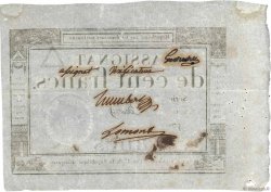 100 Francs Vérificateur FRANCIA  1795 Ass.48v EBC