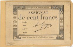100 Francs Faux FRANCE  1795 Ass.48c var NEUF