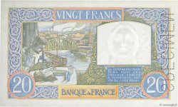 20 Francs TRAVAIL ET SCIENCE Spécimen FRANCE  1939 F.12.01Spn pr.NEUF
