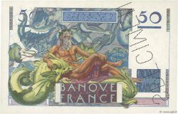 50 Francs LE VERRIER Spécimen FRANCE  1946 F.20.01Sp pr.NEUF
