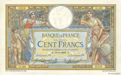 100 Francs LUC OLIVIER MERSON avec LOM Spécimen FRANCE  1908 F.22.01S pr.NEUF