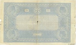 100 Francs type 1862 - Bleu à indices Noirs FRANCIA  1881 F.A39.17 MB