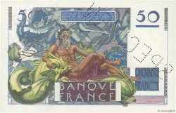 50 Francs LE VERRIER Spécimen FRANCE  1946 F.20.01Spn NEUF